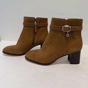 🆕 Kate Spade Blaire Brown Suede Ankle Boots 9.5M